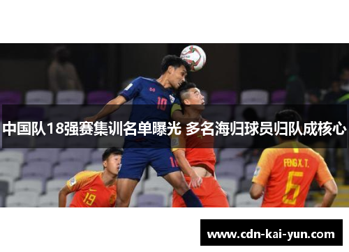 中国队18强赛集训名单曝光 多名海归球员归队成核心 中国队18强赛集训名单曝光 多名海归球员归队成核心